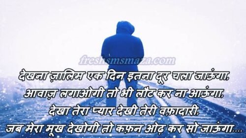 zalim teri bewafai shayari in hindi