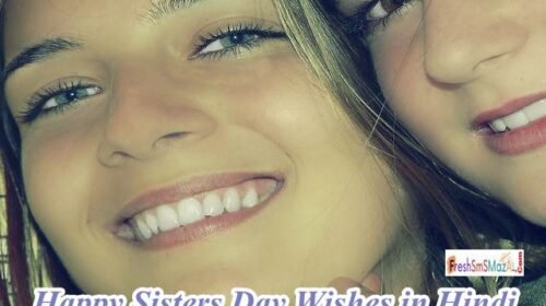 Happy Sisters Day Wishes in Hindi