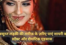 4 line shayari for beautiful girl in hindi: खूबसूरत लड़की की तारीफ़ के ज़रिए पाएं शायरी का सॉफ्ट और रोमांटिक एहसास