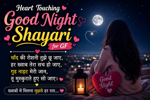 Heart Touching Good Night Shayari in hindi