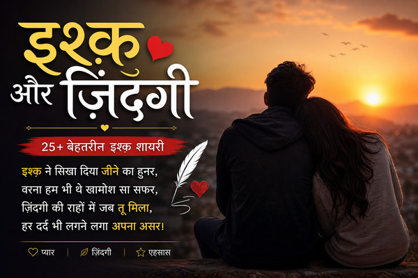 best ishq shayari in hindi on life